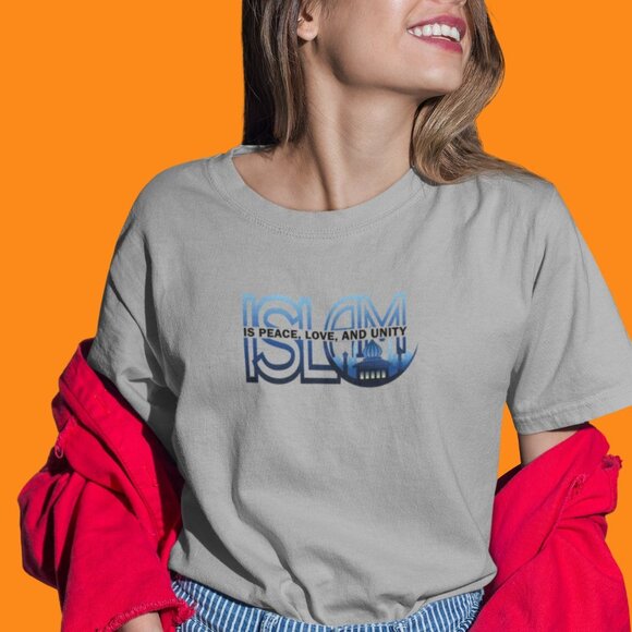 Islam is Love, Unity and Peace Shirt | Islam Statement Shirt Ramadan Shirt - Picture 10 of 10